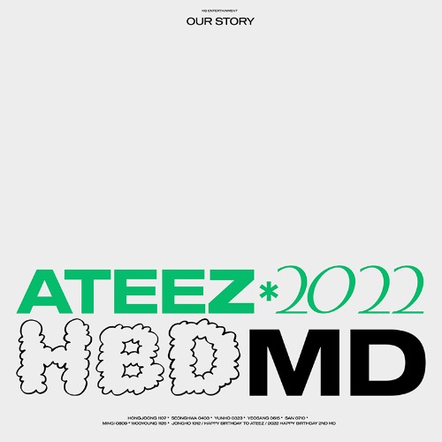 ATEEZ 2022 HAPPY BIRTHDAY MD 구성품 투표